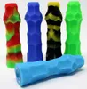 Latest Fashion Silicone Pipes With Glass Bowl Multiple Colors Hand Tobacco Smoking water Pipe Dry Herb For Silicon Bong Bubbler