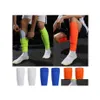 Other Home Textile Home Textile Party Supplies Elbow Knee 1 Pair Hight Elasticity Soccer Football Shin Guard Adts Socks Pads Profess Dhohj