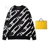 Men's Sweaters designer Autumn and Winter New Couple Lock Letter Jacquard Round Neck Casual Sweater Women's Top 26IY