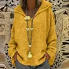 Women s Sweaters Stylish Loose Solid Color With Hood Long Sleeves Sweater Tops Elastic Sleeve Knitted Pullovers 221206