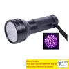 Torches 51 LED Blacklight Portable LED Ultraviolet Flashlight 395nm 5W Détecteur Hunter Finder