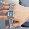 Full Diamond Women Watch Kwarc Ruch 27 mmxx37mm Bransoletka Business Wristwatches Casual Ladie