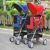 Hondenauto-zitplaatsen 2022 Pet Products Travel Accessories Stroller 3 In 1 Multifunction 4 Wheels Cart