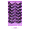 Curly Thick Mink False Eyelashes Naturally Soft and Vivid Reusable Hand Made Multilayer 3D Fake Lashes Extensions Messy Crisscross Eyes Makeup Accessory