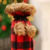 Christmas Wine Bottle Cover Champagne Bottle Bag Plaid for Party Home Decoration Decorations