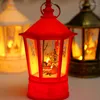 Kerstdecoraties 2023 Jaar lamp Decier Portable Lantern Santa Claus Xmas Tree Wind Lights Pendant Navidad Home Decoratie