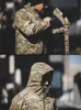 Parka da uomo in piumino Giacca tattica Mege Parka invernale Cappotto mimetico Combattimento Abbigliamento militare Multicam Warm Outdoor Airsoft Outwear giacca a vento 221207