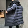 Masculino de parkas agulhas não na marca de inverno longa casaco de chapéu grossa casaco de outono fora de roupa de vento de vento parka casual 221207