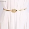 Gürtel Metall Diamante Damen Kettengürtel Damen Floral Quaste Taille Braut Hochzeit Geschenk Kleid Bund Zubehör