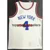 All embroidery 4# ROSE retro white basketball jersey Customize any number name XS-5XL 6XL