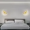 Wall Lamp Children'S Room Star Moon Acrylic Led Hallway Corridor Bedroom Baby Sleeping Night Lights Creative Home Deco Sconce