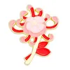 Flores Broche de esmalte Pin Anagallis Lily Nishang Flower Bamboo Brotos de desenho animado Broches de designer de liga