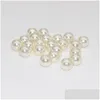 ABS 320mm ABS Black Color Imitation Pearl Beads Round Acrylic For Jewelry Making Halsband Armband DIY POCHEOM PROSERA 2064 Q2 Drop Deliver DHE78