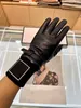 Designer Long gloves leather CH glove ladies sheepskin winter mitten for women official replica Counter quality European size T0P quality 023