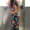 Work Dresses V Neck Hollow Out Crop Top And Split Long Skirts 2 Piece Sets Women Clothing 2022 Print Floral Dress Two-Piece Set Lady Sexy