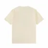 남자 티셔츠 둥근 목의 짧은 슬리브 디자이너 의류 여름 순수면 인쇄 티셔츠 패션 애호가를위한 같은 스타일