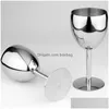 Bicchieri da vino 180 ml Tazza da vino Protezione dalla corrosione Acciaio inossidabile Calice facile da pulire Strumenti da bar da cucina Bicchieri da vino Articoli per feste Dho4K