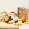 Autres fournitures de fête de fête Décorations de Thanksgiving Décoration de maison de fête Poupée sans visage Poupées en peluche Dessin animé Jouet Cadeau Accueil Dec Dhaqk