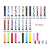 Keychains Lanyards 117 Colors Neoprene Wristlet Keychain Wrist Key Belt More Design Strip Leopard Pure Color Phone Lanyard Keyring Dhv1M