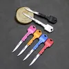 Facas de defesa de facas Keychains Kichain colorido colorido facas