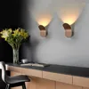 Lámpara de pared nórdica minimalista de un solo lado luminoso LED dormitorio cabecera estudio sala de estar pasillo moderno