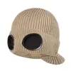 Bérets résistant au froid oreille chapeau chaud femmes pliable à la main Protection laine casquette coton Slouchy tricoté Plaid chasse