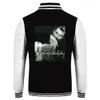 Herrenjacken Johnny Hallyday bedruckte Jacke Winter Herren/Damen Casual Baseball Uniform Street Sweatshirt 221206