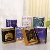 Emballage cadeau Ramadan sacs en papier Kraft musulman Eid Mubarak emballage doré sac fourre-tout fournitures de fête islamique