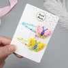 Mignon enfant cheveux accessoires filles papillon épingles à cheveux coiffure bébé BB Clips mode Bang Clip dessin animé papillons Barrettes