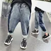 Spodnie ienens 5 13y dla dzieci ubrania chłopców chude dżinsy