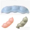 Dog Toys tuggar hushållsdjur leksakskulor rent färg ärtor form elastisk hund molar återanvändbar gnaw rengöring tänder plaything 3 5bg dhzo1