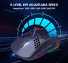 HXSJ T90 24GHz USB Wireless Bluetooth Optical Mouse Rechargeable 6 Colors RGB Backlight Gaming Mice9900593