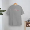 T-shirts Plus pour hommes Polos Col rond brodé et imprimé vêtements d'été de style polaire avec street pur coton rgh1