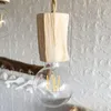 Lamphouders Loghouder enkele kop kroonluchter gepersonaliseerd creatief hout eenvoudige eetkamer slaapkamer retro solide