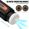 10 Thrusting Real Blowjob Sucking Vibration Masturbator Automatic Telescopic Heating Pussy Vaginas 6 In 1 Masturbation Cup