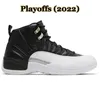 2022 NEW basketball shoes 12s jumpman 12 Black Taxi Reverse Flu Game Dark Concord University Gold Stealth The Master mens trainers sports sneakers 40-47