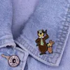 Brooches Cute Cartoon Bears Enamel Pin Women's On Clothes Lapel Pins For Backpack Badges Anime Accessories Kids Gifts