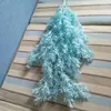 Decorative Flowers Blue White Artificial Simulation Grass Wall Hanging Plant Decoration Background Rattan Green