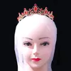 Acessórios para cabelos de cabelo de coroa de cristal coreano