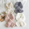 Love Heart Plush Scarf fluffig krage hals varmare halsduk för kvinnor flickor eleganta mjuka vinter varma långa halsdukar