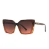 Óculos de sol de luxo feminino olho de gato 2022 marca de moda óculos de sol quadrados para homens vintage gradiente tons óculos uv400