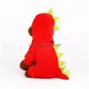 Собачья одежда Coral Veet четыре фута собачья одежда Панда добавить вильвику для домашних животных одежда для капюшона.