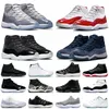 Jumpman 11s Men Basketball shoes bred Cherry Cool Grey Instinct 25th Anniversary bred concord Mens Women 11 Cap and Gown Trainers Sneakers