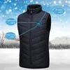 Mens Down Parka Intere aree Gilet riscaldato Riscaldamento per giacca Donna Thermal Black Techwear Warm Winter 221207