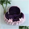 Camas de gato móveis de cachorro cama sofá de renda rosa Casa de filhote de cachorro Pet Teddy Camas de gato Ninho de canis 682 K2 Drop Delivery Home Garden Supplies Dhr24