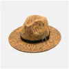 Wide Brim Hats Bucket Hats Fashion Winter Quality Wool Wide Brim Fedora Hat Women Leopard Felt Hats Panama Jazz Fedoras For Men Ch Dhwp4