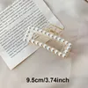 New Elegant Pearl Hair Claws Woman Hairpins Hair Accessories Girls Hair Headwear Hairgrip Fashion Barrettes