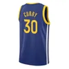 2022 #6 James Stephen #30 Curry Basketball Jerseys Men Kids Jersey #7 Kevin Durant City Breattable Mesh 75th Edition Wear