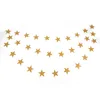 Party Decoration 4m 7cm Gold Silver Star Paper Garland String Banners Wedding Banner for Home Wall Hanging Baby Shower Favors