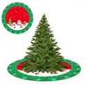 Christmas Decorations 2023 42CM Tree Skirt Carpet Year Xmas Decoration Ornaments Festive Party Supplies